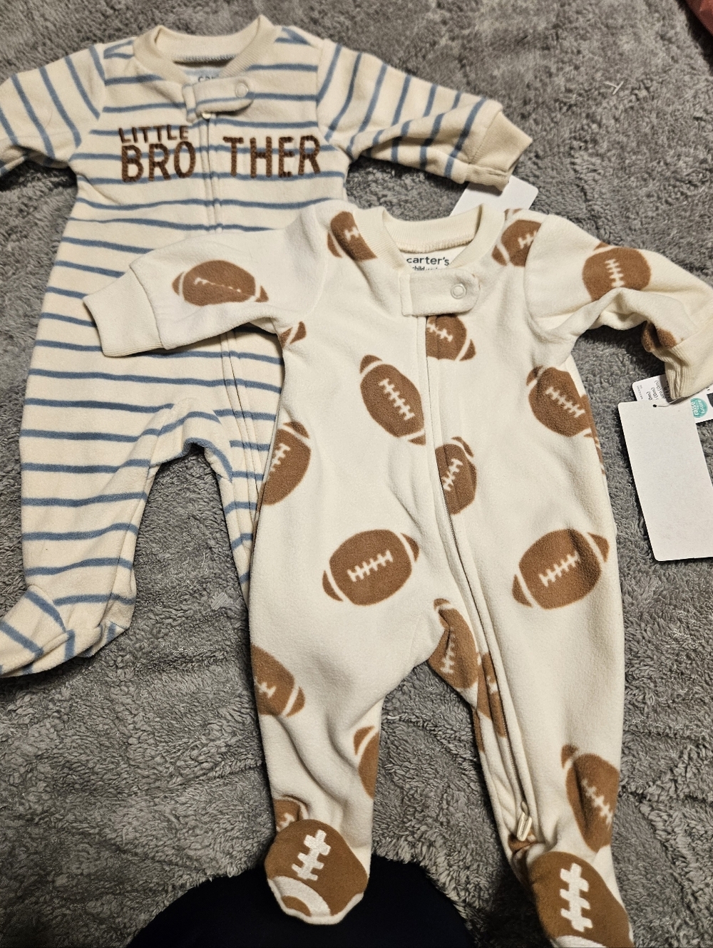 Carters Infant Boys Sleepers NWT
